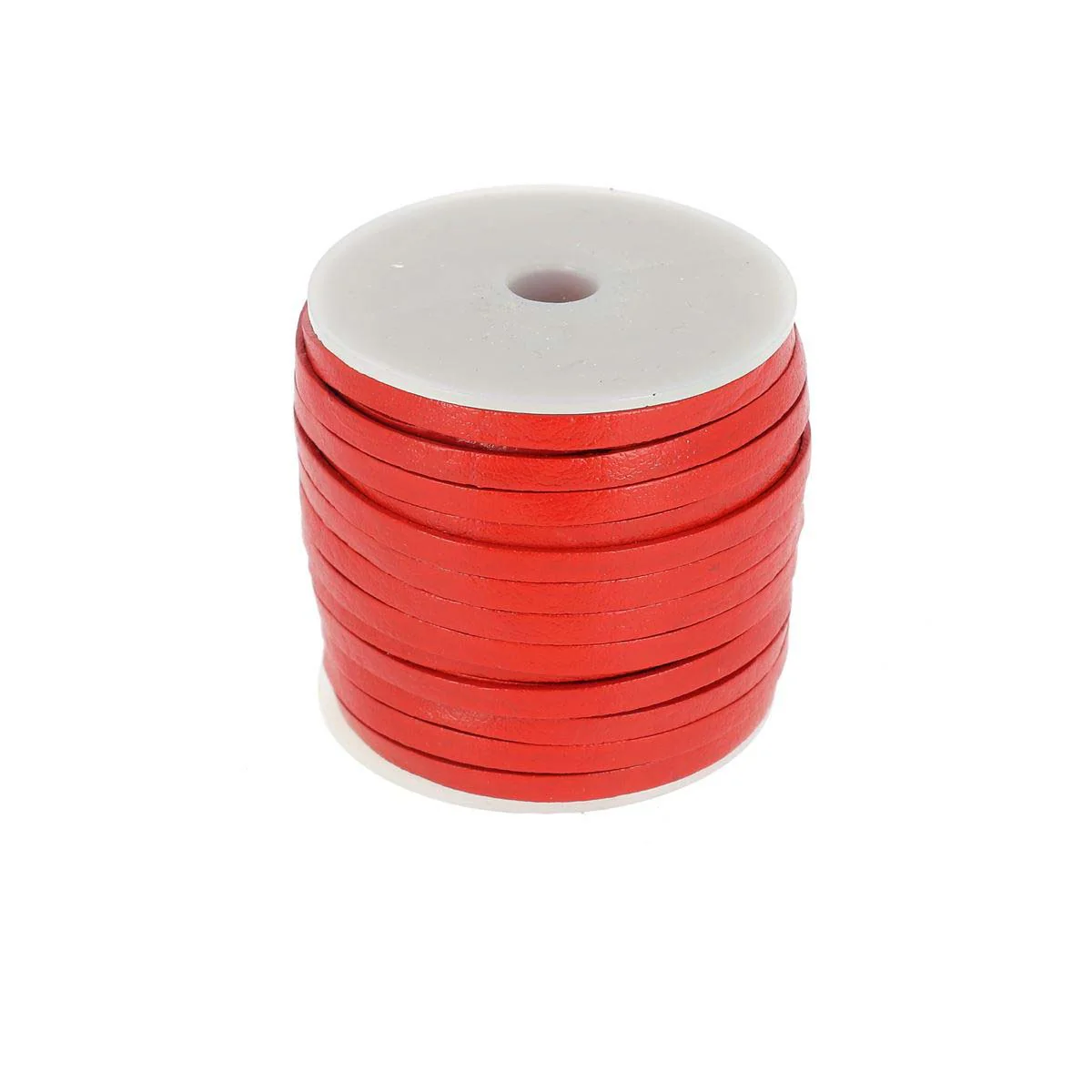 Lacet en cuir pigmenté Plat - Largeur 4mm - Image 15