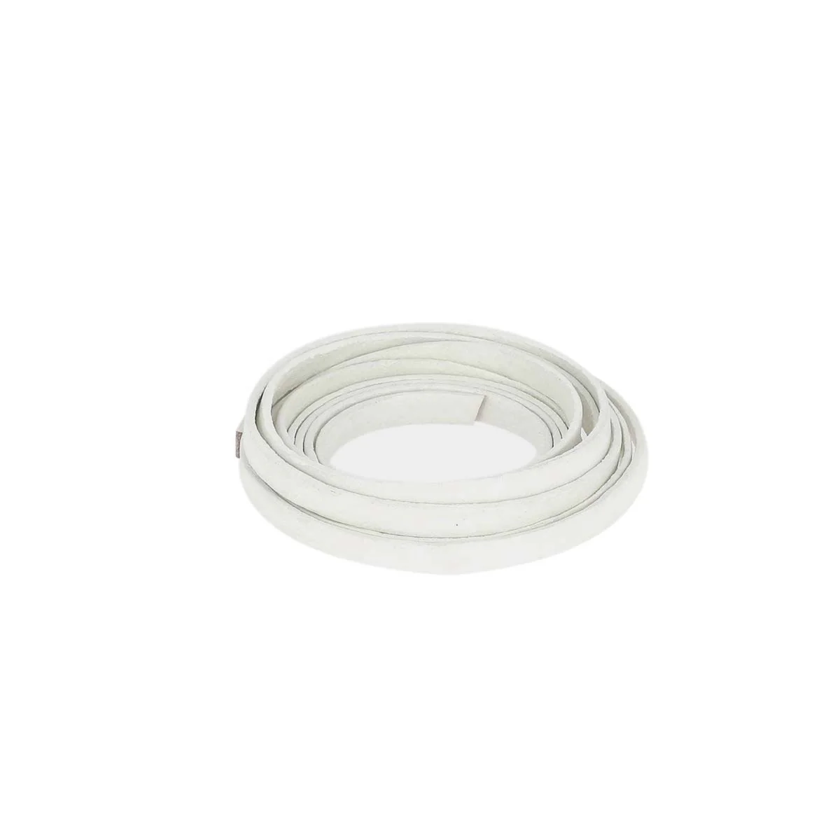 Lacet en cuir pigmenté Plat - Largeur 4mm - Image 6
