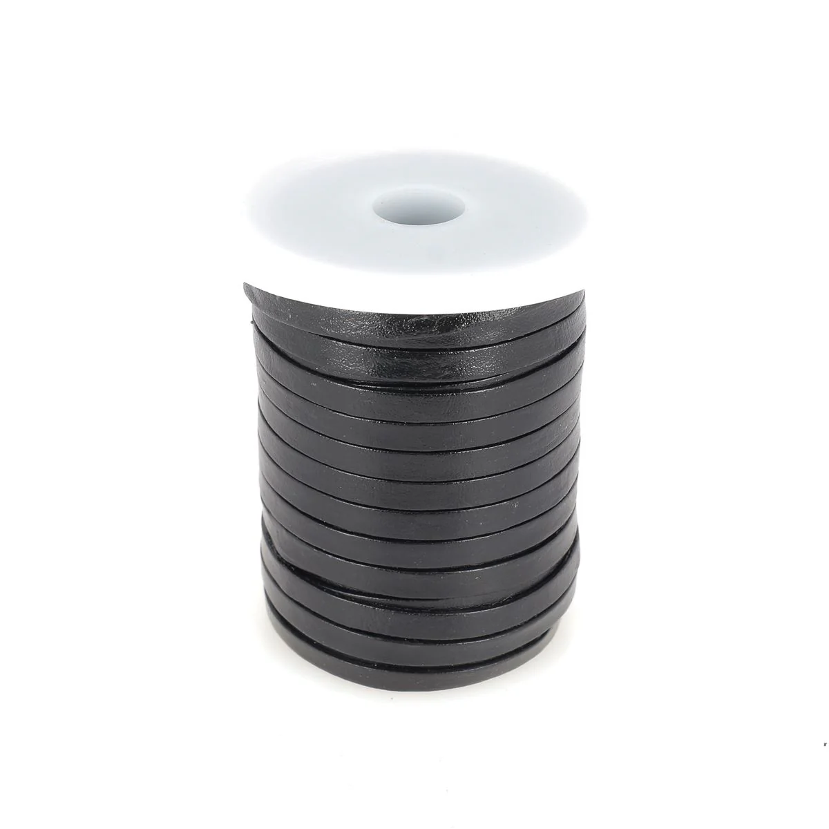 Lacet en cuir pigmenté Plat - Largeur 5mm - Image 13