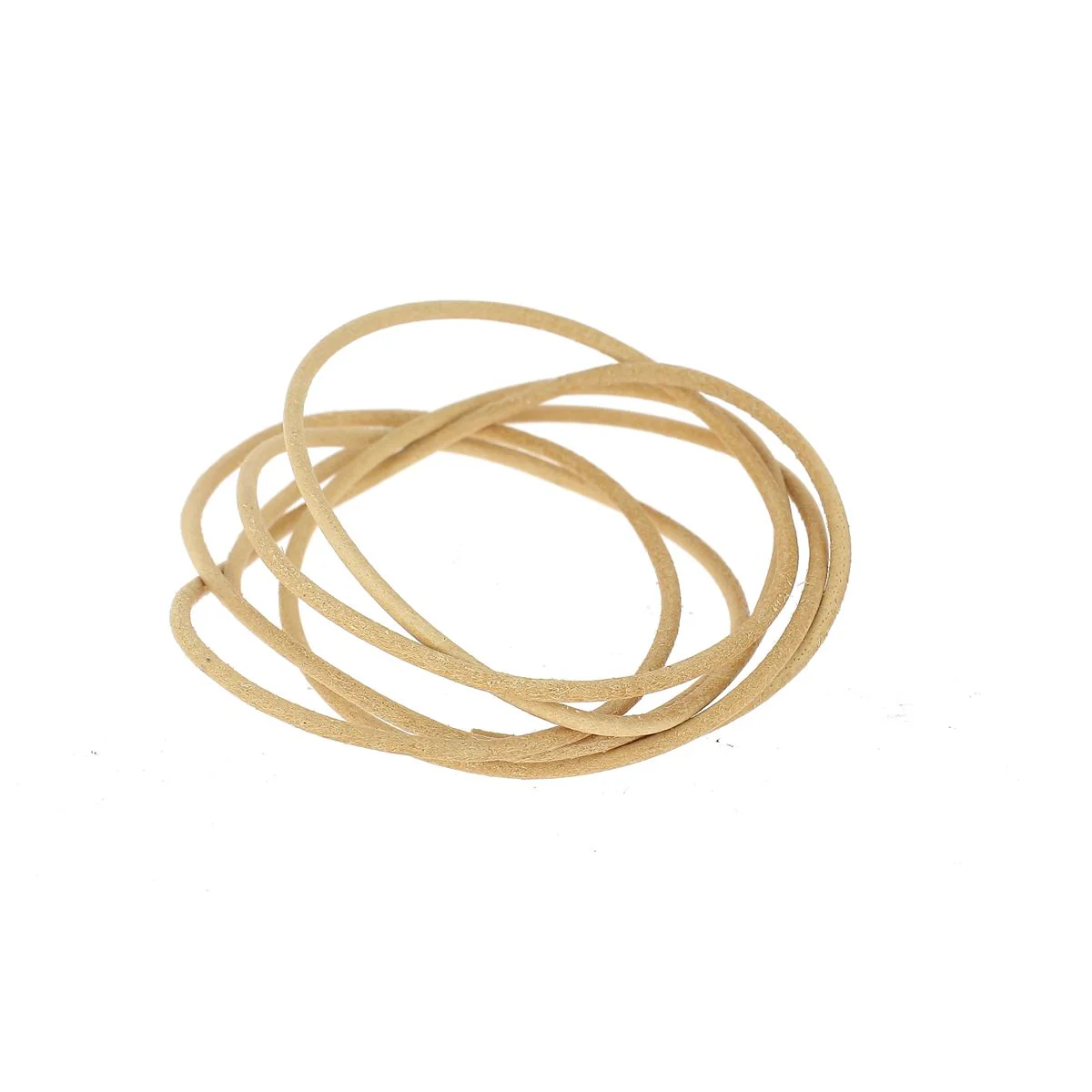 Lacet en cuir Rond - NATUREL - Image 8