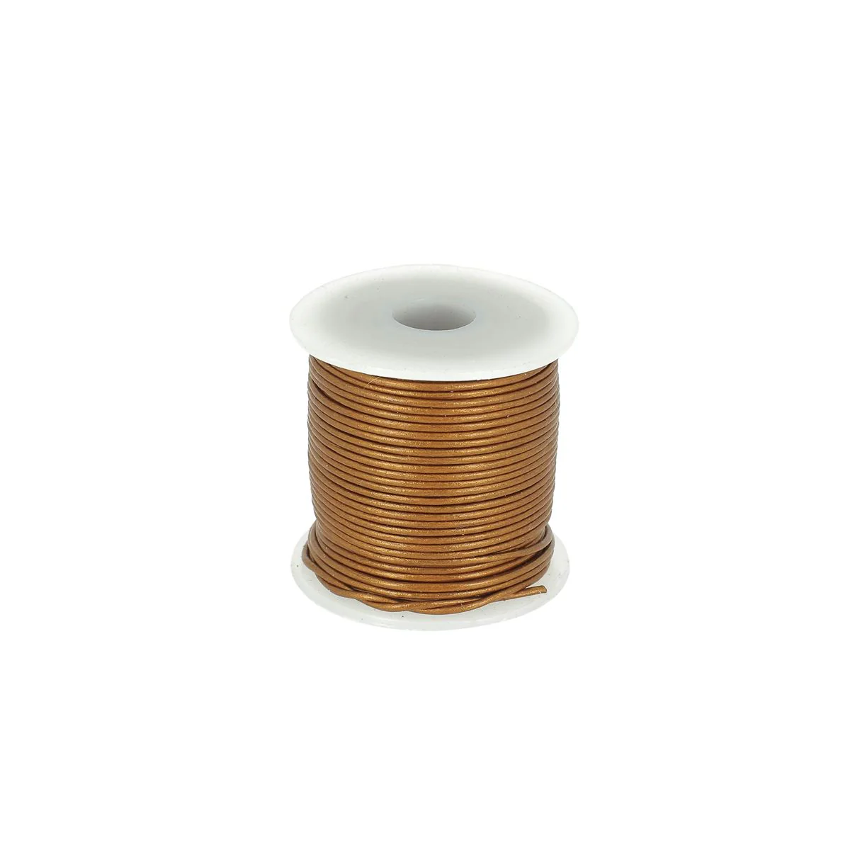 Lacet en cuir pigmenté Rond - Diamètre 1mm - Image 4