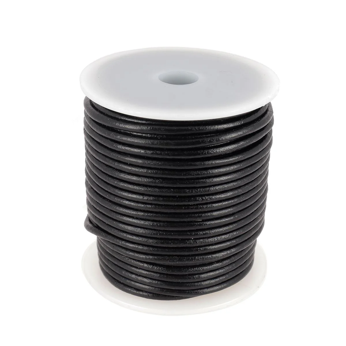 Lacet en cuir pigmenté Rond - Diamètre 3mm - Image 5