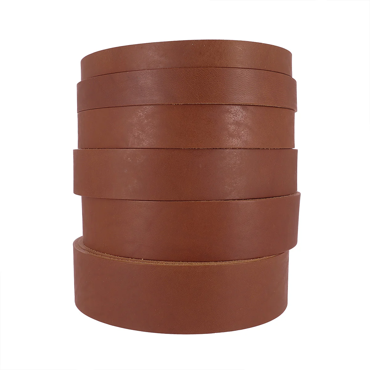 Lanière en cuir de collet NOURRI LISSE tannage végétal - MARRON - Ép 3,2mm - Image 4