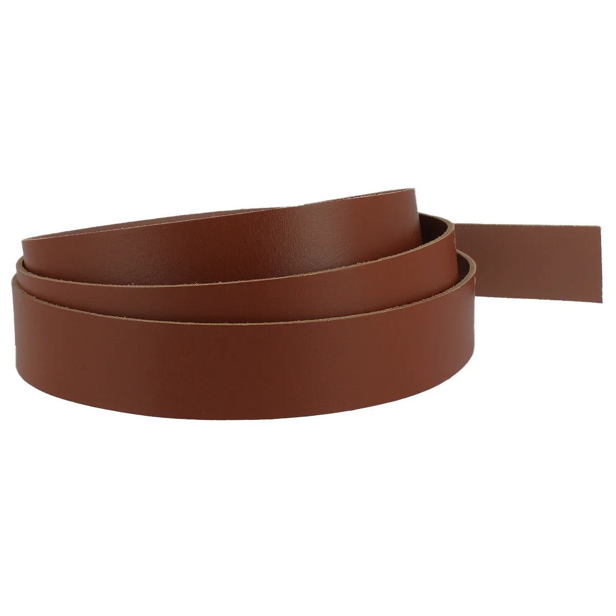 Lanière en cuir de collet tannage végétal - COGNAC - Ép 1,9mm