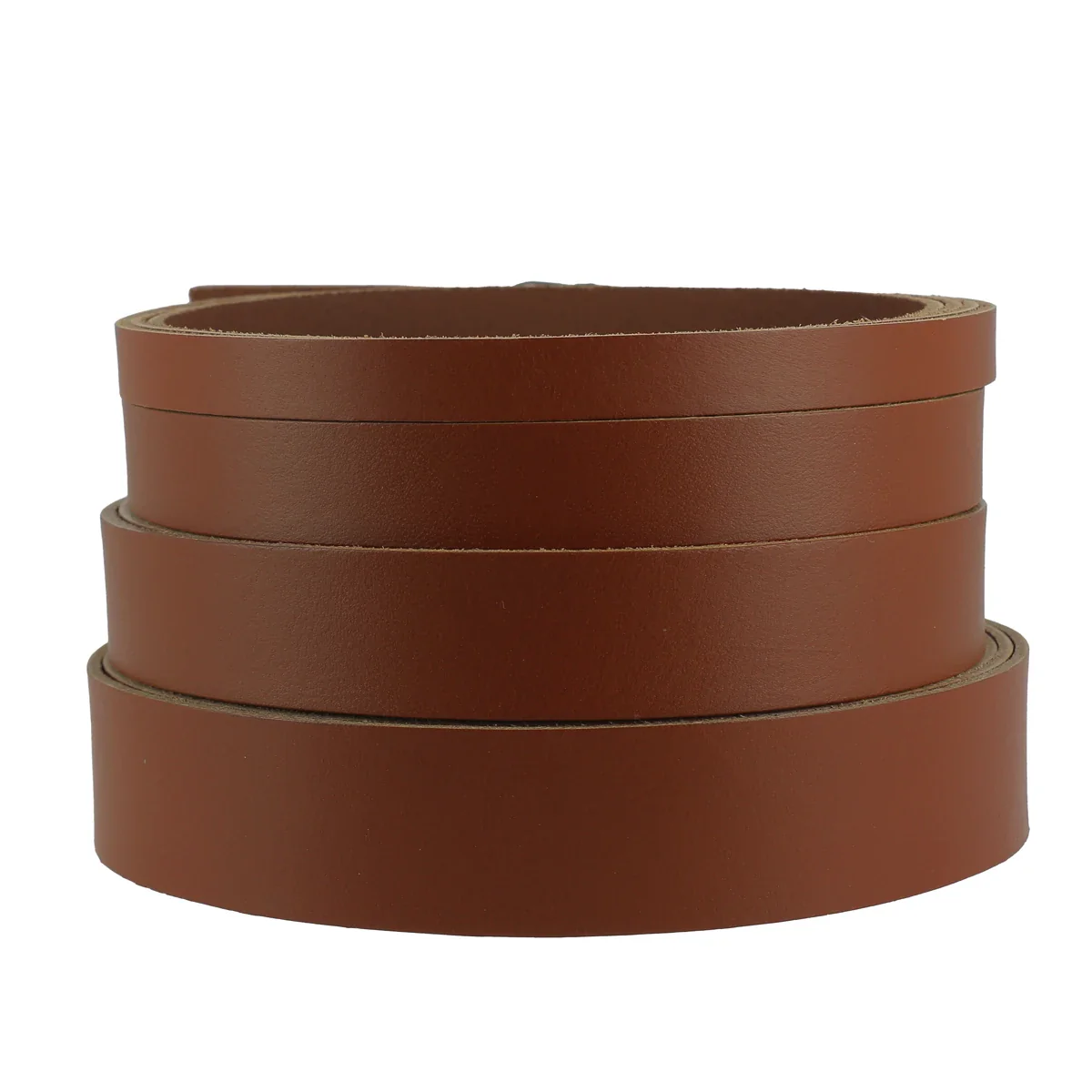 Lanière en cuir de collet tannage végétal - COGNAC - Ép 1,9mm - Image 3