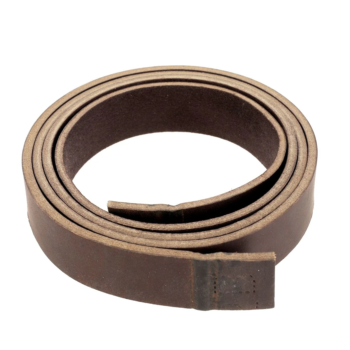 Lanière en cuir de croupon pré-étiré BOYOMA - Radermecker - 28mm - CHOCOLAT - Ép 5,3mm - Image 5