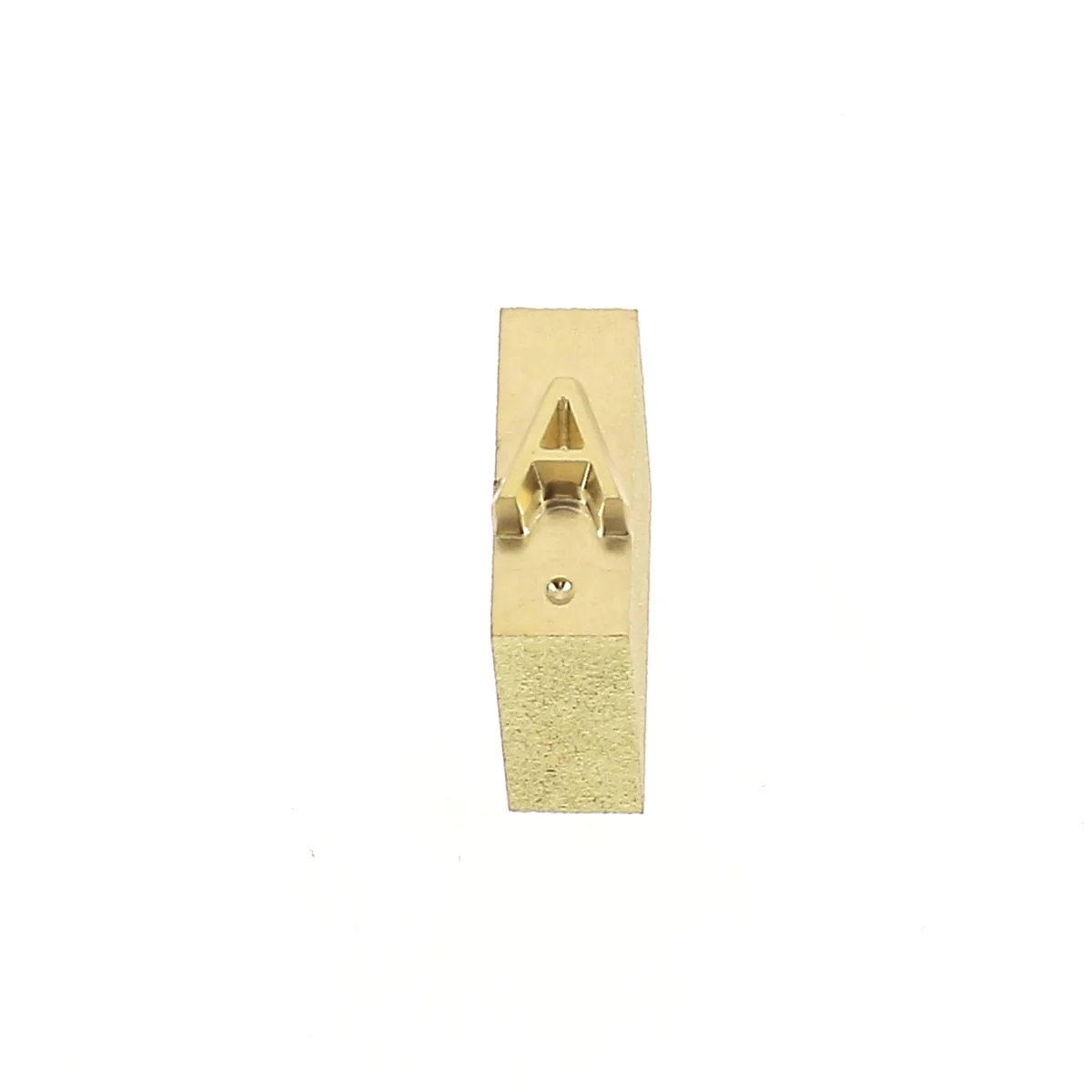 Lettre majuscule en laiton Arial taille 4mm - Deco Cuir