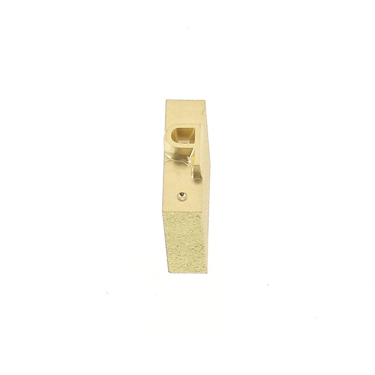 Lettre majuscule en laiton Arial taille 4mm - Deco Cuir - Image 18