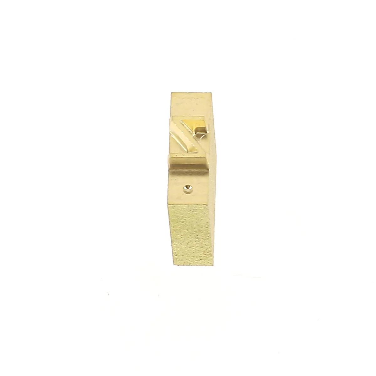 Lettre majuscule en laiton Arial taille 4mm - Deco Cuir - Image 28