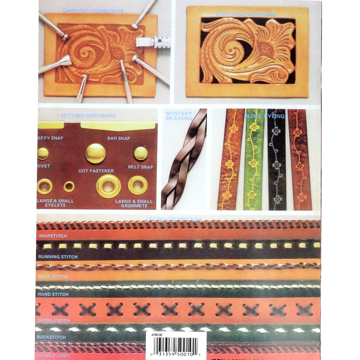 Livre "ABC'S OF LEATHERWORK BOOK" - L'ABC du travail du cuir - Image 4