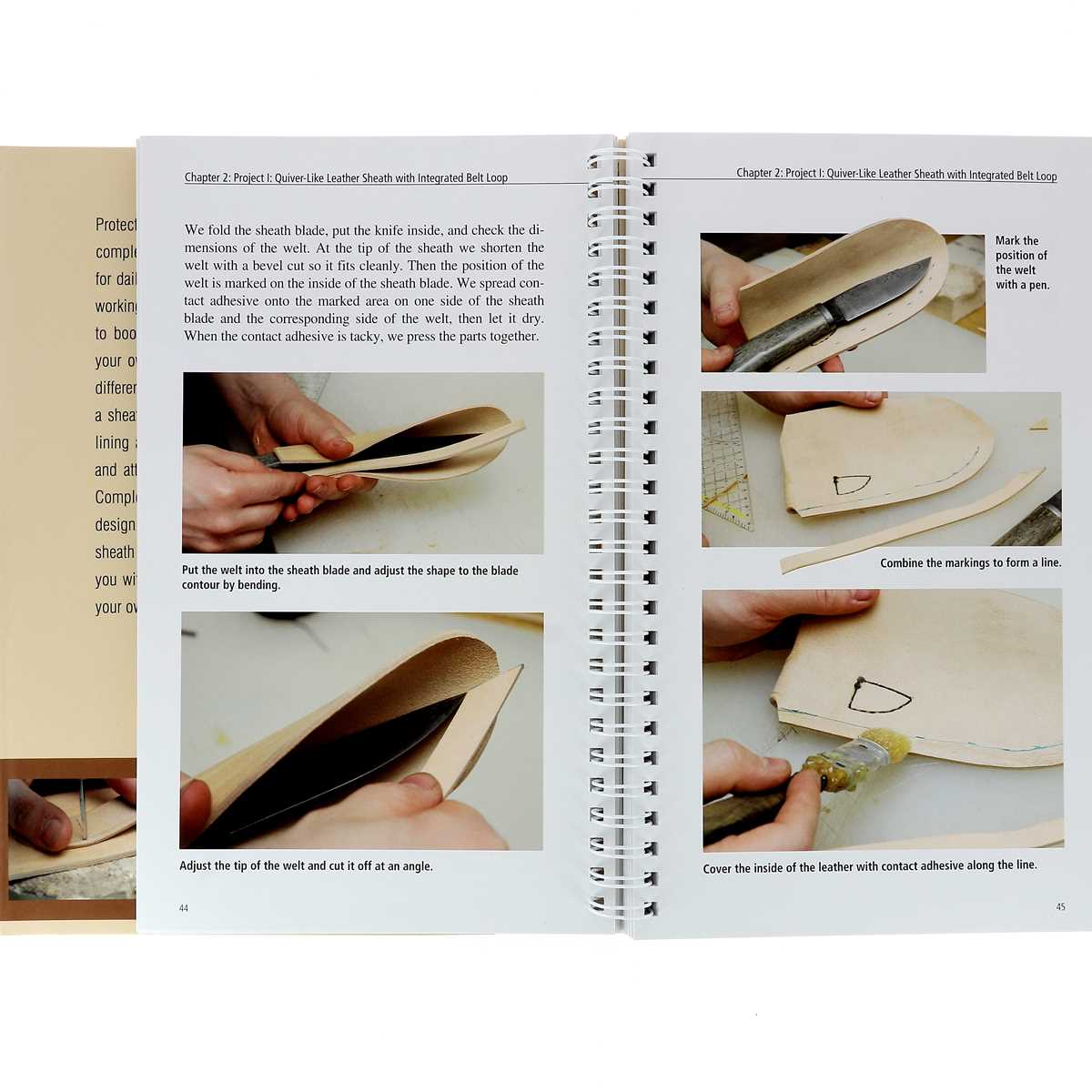 Livre "MAKING LEATHER KNIFE SHEATHS" - Créer vos étuis à couteaux en cuir - Volume 1 - Image 2