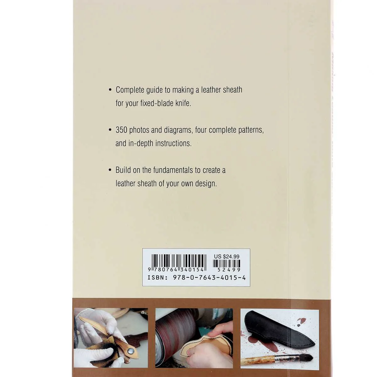 Livre "MAKING LEATHER KNIFE SHEATHS" - Créer vos étuis à couteaux en cuir - Volume 1 - Image 4