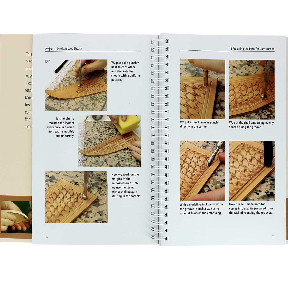 Livre "MAKING LEATHER KNIFE SHEATHS" - Créer vos étuis à couteaux en cuir - Volume 3 - Image 2