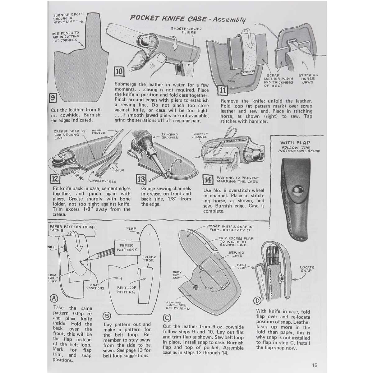 Livre "THE ART OF MAKING LEATHER CASES" - L'art de créer des étuis en cuir - Volume 1 - Image 3