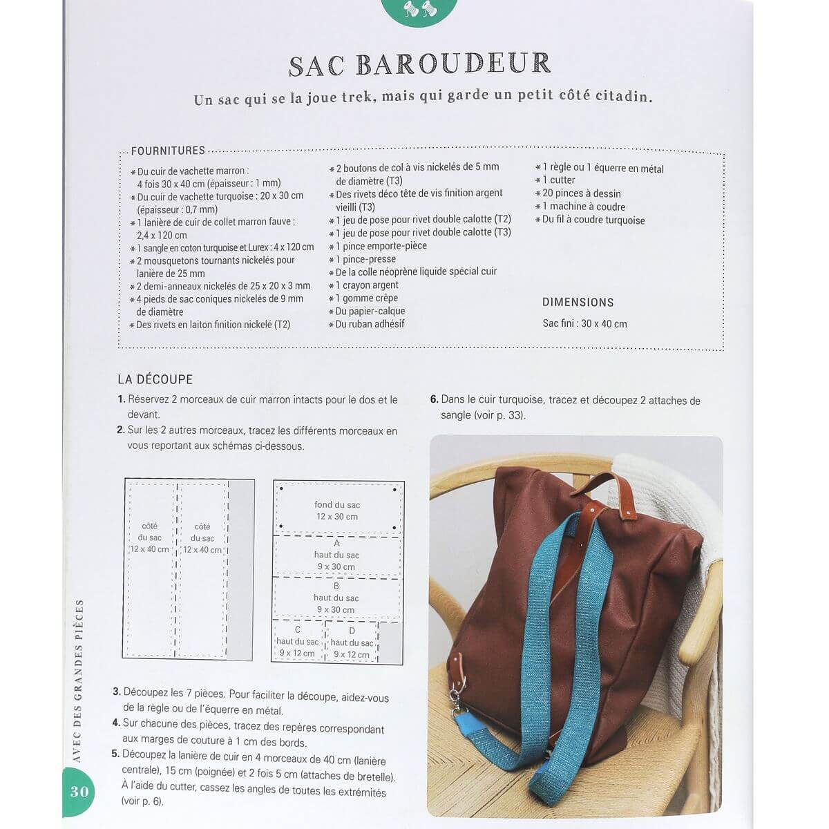 Livre "CUIRS - Accessoires et Objets Déco" - Agathe de Frayssinet - Image 2