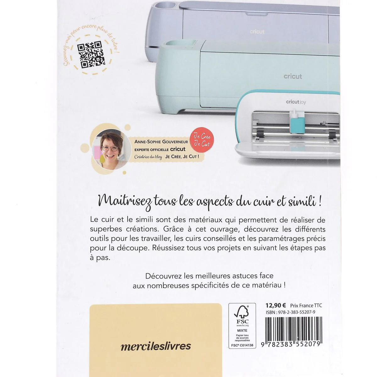 Livre "Mes matériaux Cricut - 100% Cuir et Simili" - Anne-Sophie Gouverneur - Image 4