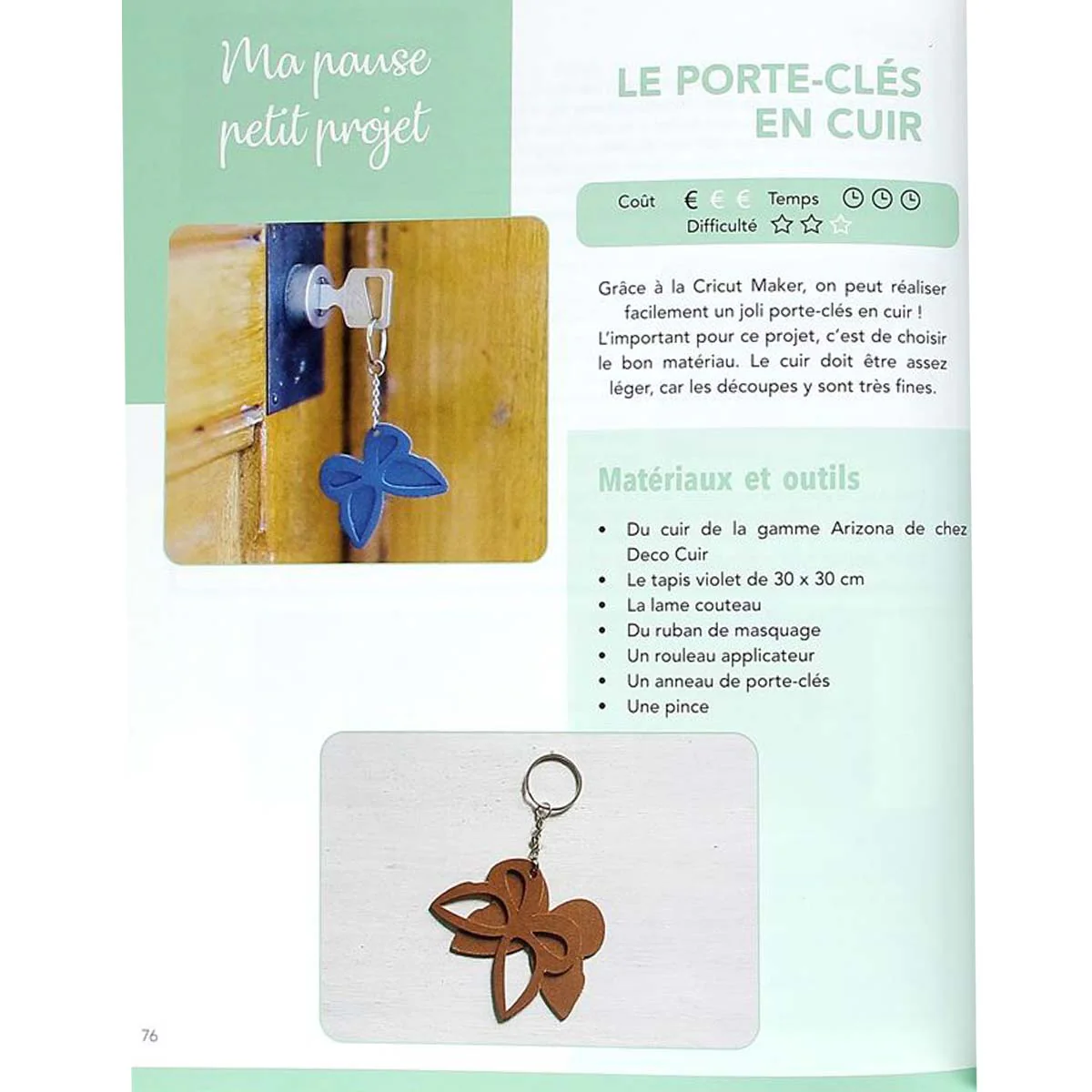 Livre " Mes créations Cricut" - Anne-Sophie Gouverneur - Image 5