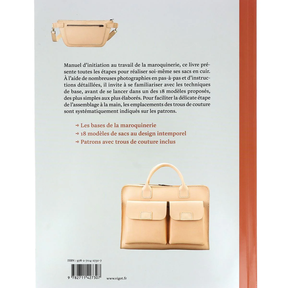 Livre "Sacs en cuir - 18 modèles à fabriquer soi-même" - Yoko Ganaha - Image 8