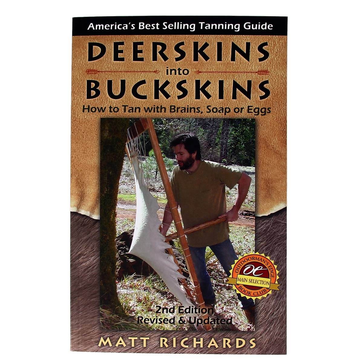 Livre "DEERKINS INTO BUCKSKINS" - Techniques de tannage du cuir - 2e édition