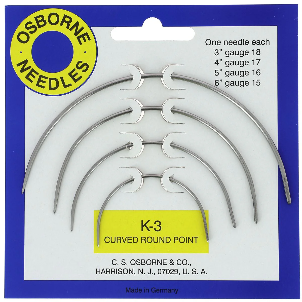 Lot de 4 aiguilles courbes pour coudre le cuir - K3 - Image 3