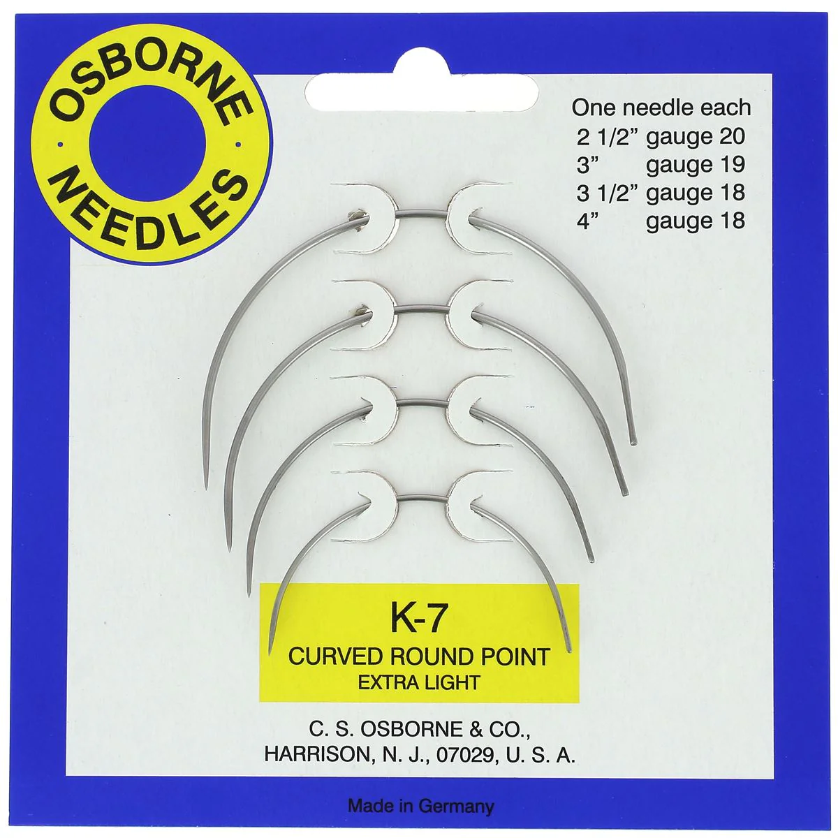 Lot de 4 petites aiguilles courbes pour coudre le cuir - K7 - Image 3