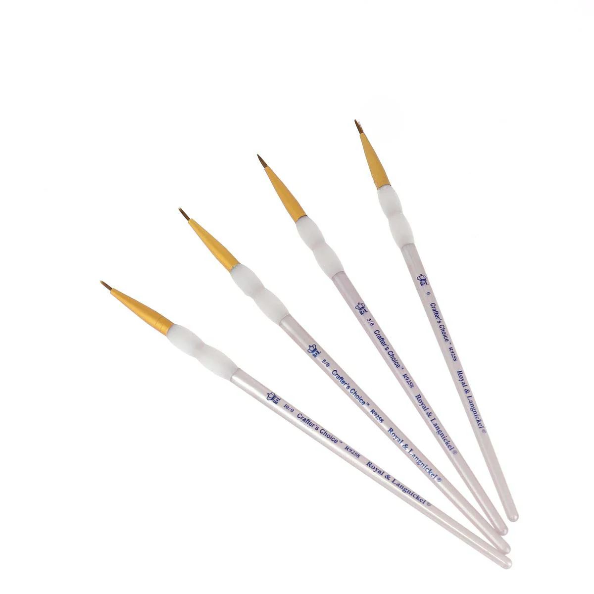 Lot de 4 pinceaux en Taklon