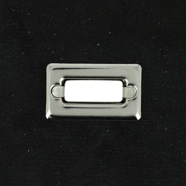 Lot d'oeillets à griffes rectangles - 22x9mm - Image 2