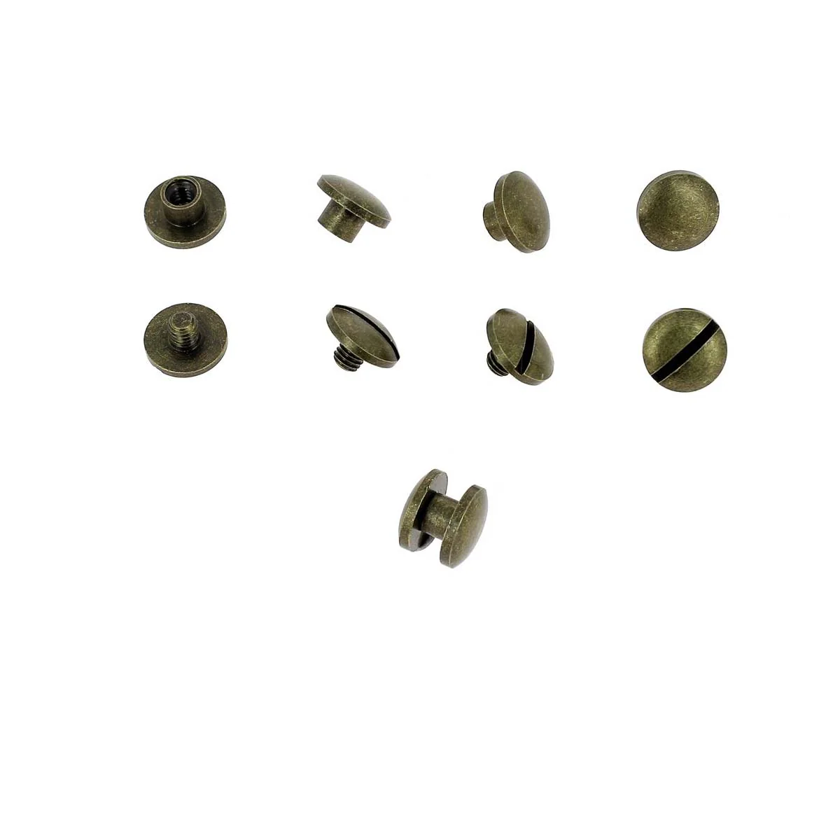Lot de vis chicago BOMBÉES - Diamètre 8mm - Entraxe 3mm - Image 5