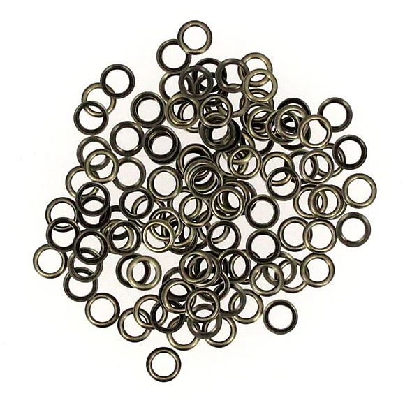Lot de 100 rondelles pour oeillets à rouler - Diamètre 4mm