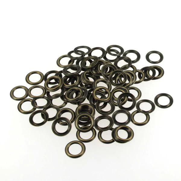 Lot de 100 rondelles pour oeillets à rouler - Diamètre 5mm