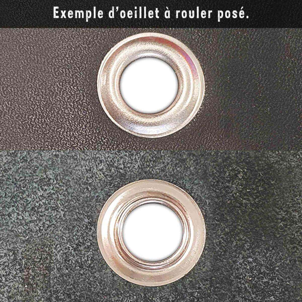 Lot de 100 rondelles pour oeillets à rouler - Diamètre 6mm - Image 3