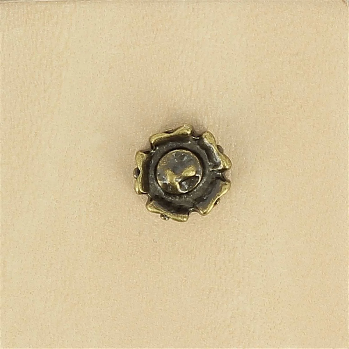 Lot de 6 conchos FLEUR - Image 7