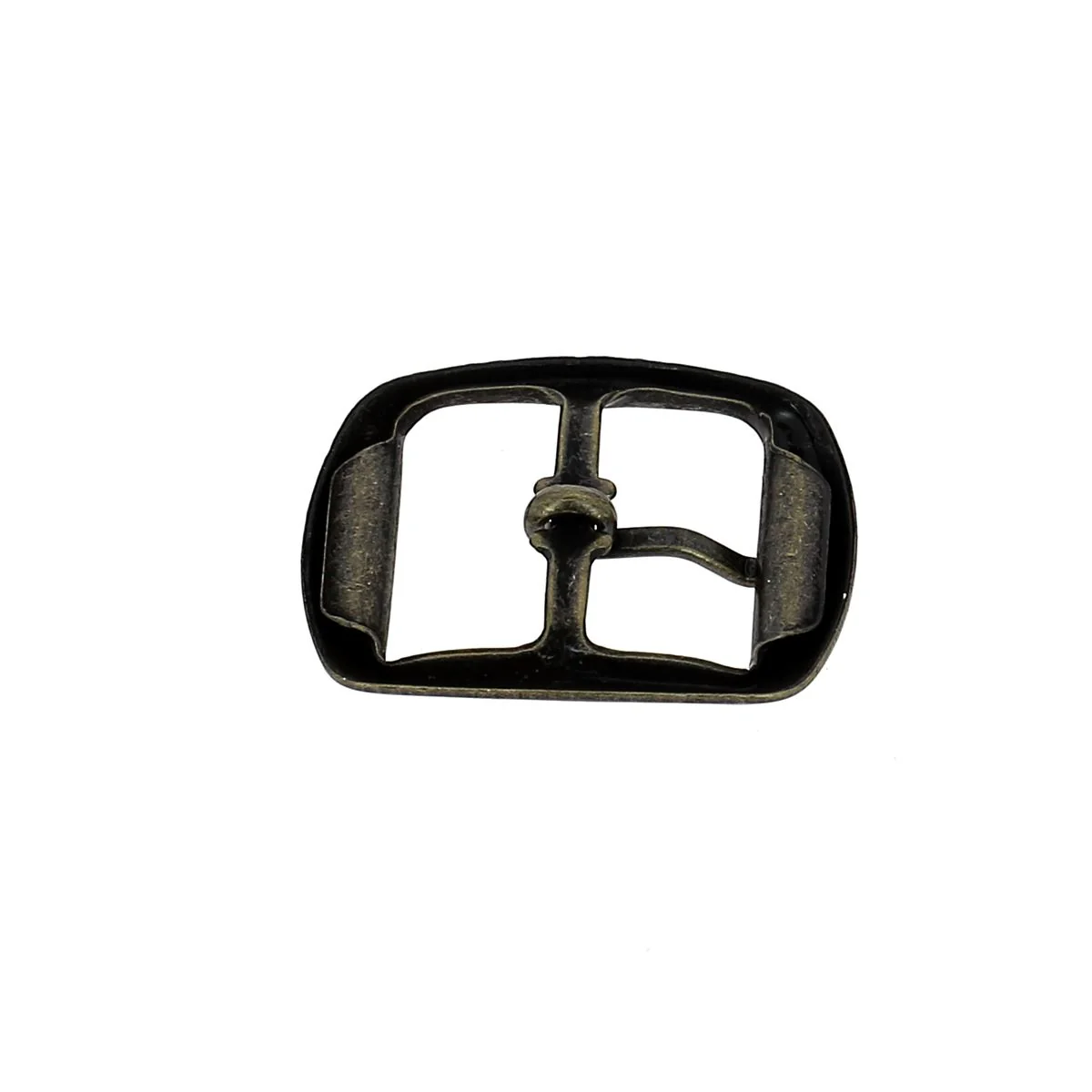 Lot de mini boucles doubles en acier AZA - LAITON VIEILLI - Image 4