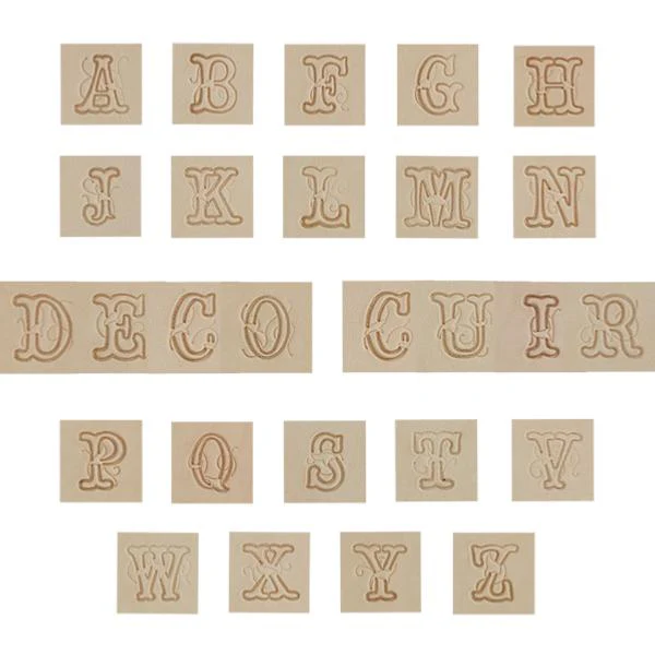 Jeu de 26 lettres de l'alphabet - Écriture script - 1,91 cm - 8139-00 - Image 2