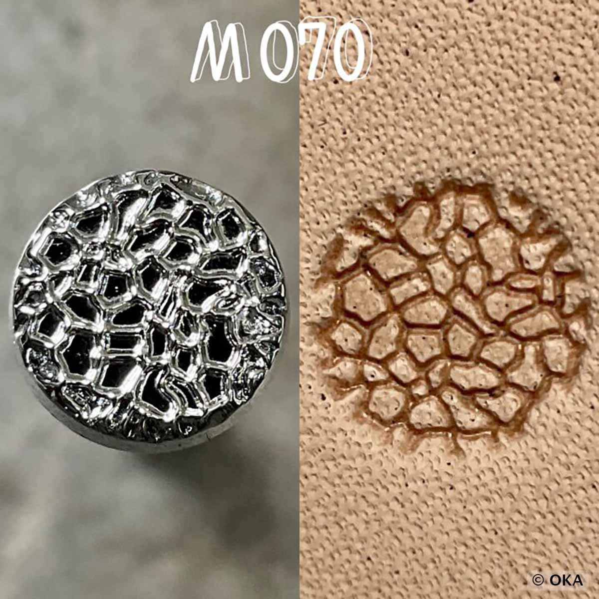 Matoir sur manche OKA - Matting texture rocher 10,5mm - M070