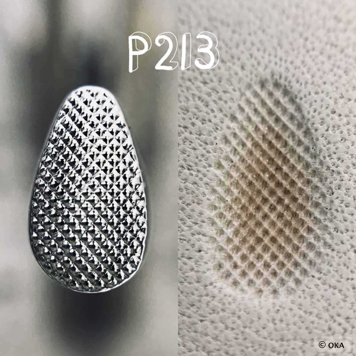 Matoir sur manche OKA - Pear Shader quadrillé 6mm - P213