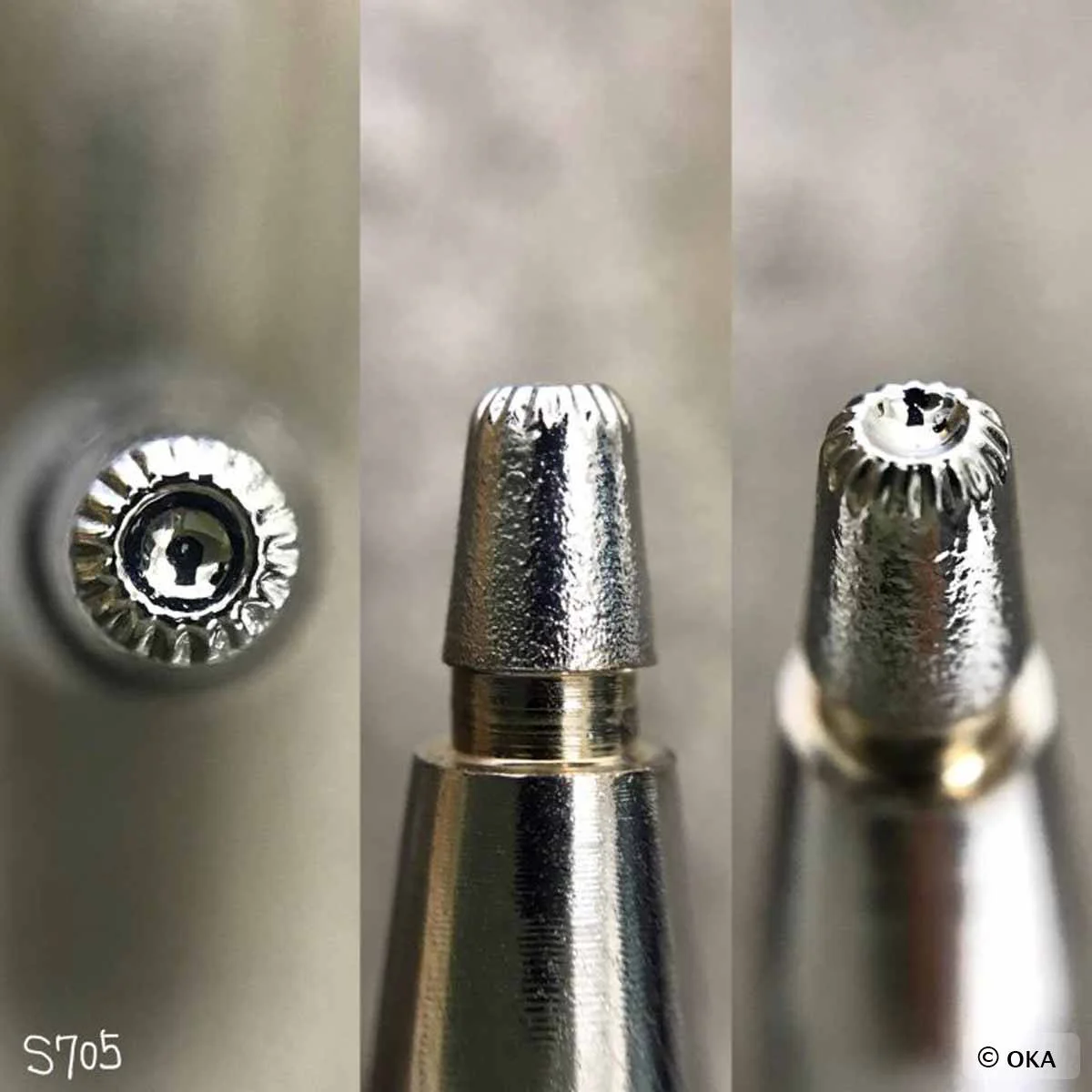 Matoir sur manche OKA - Seeder petit soleil 3mm - S705 - Image 4