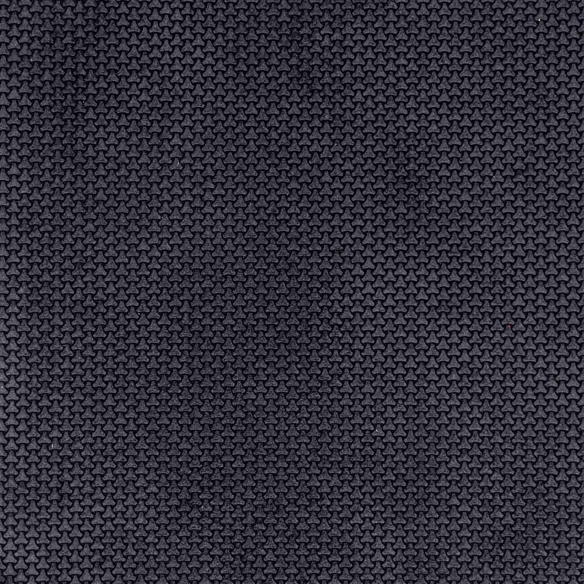 Morceau de croûte de cuir velours effet tressé - BLEU NUIT M17