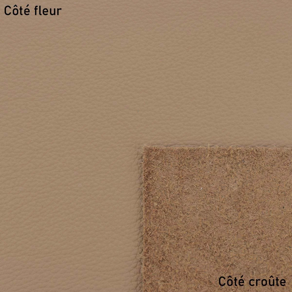 Morceau de cuir GRANITE - CAFÉ AU LAIT - Image 3