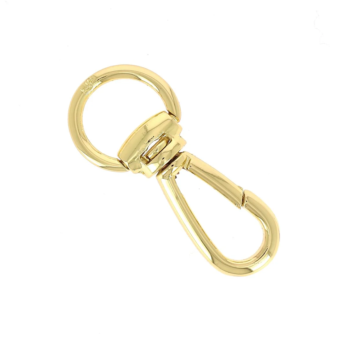 Mousqueton tournant à double articulation - Attache ronde de 12mm