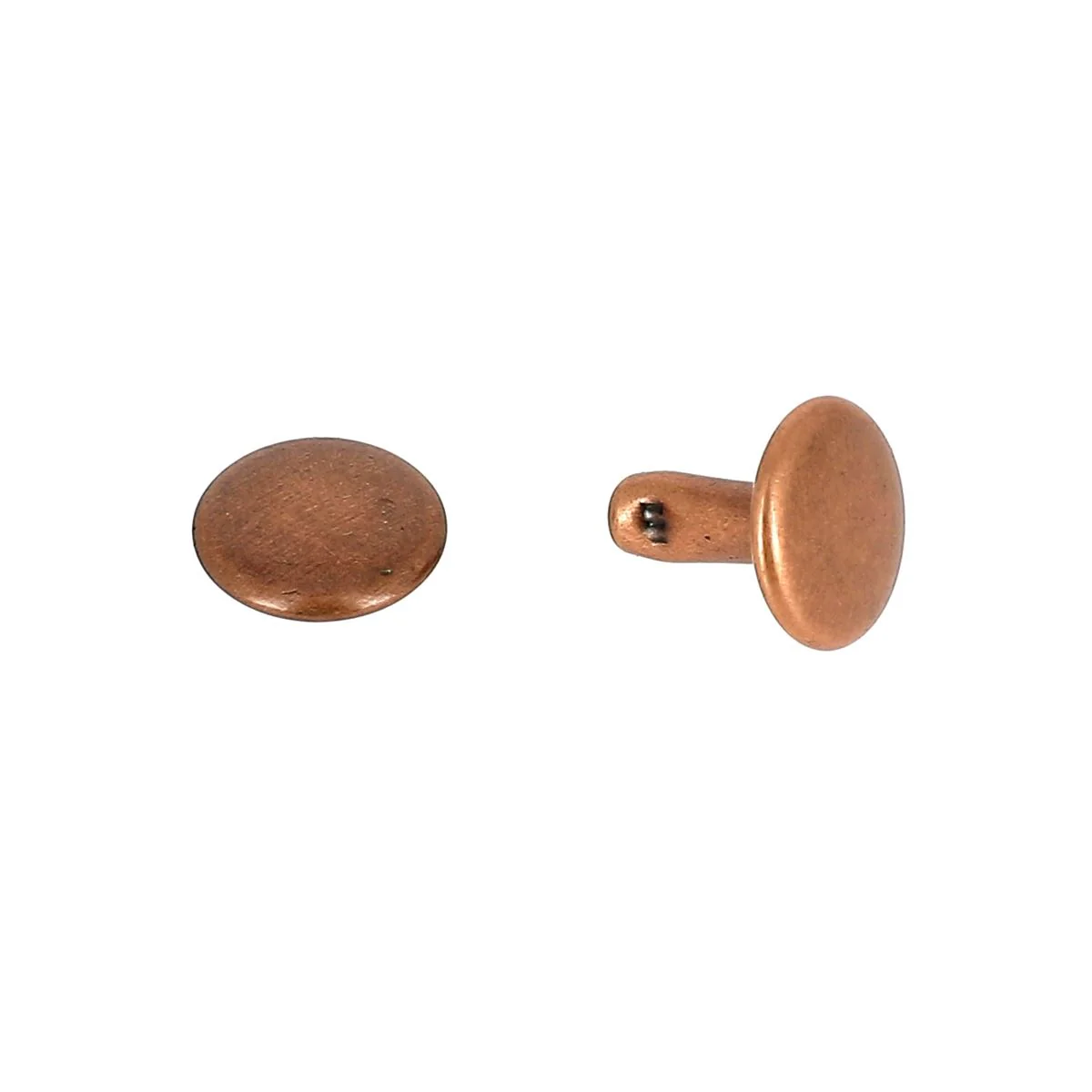 Lot de 100 moyens rivets DOUBLE CALOTTE en acier (T4) - Image 6
