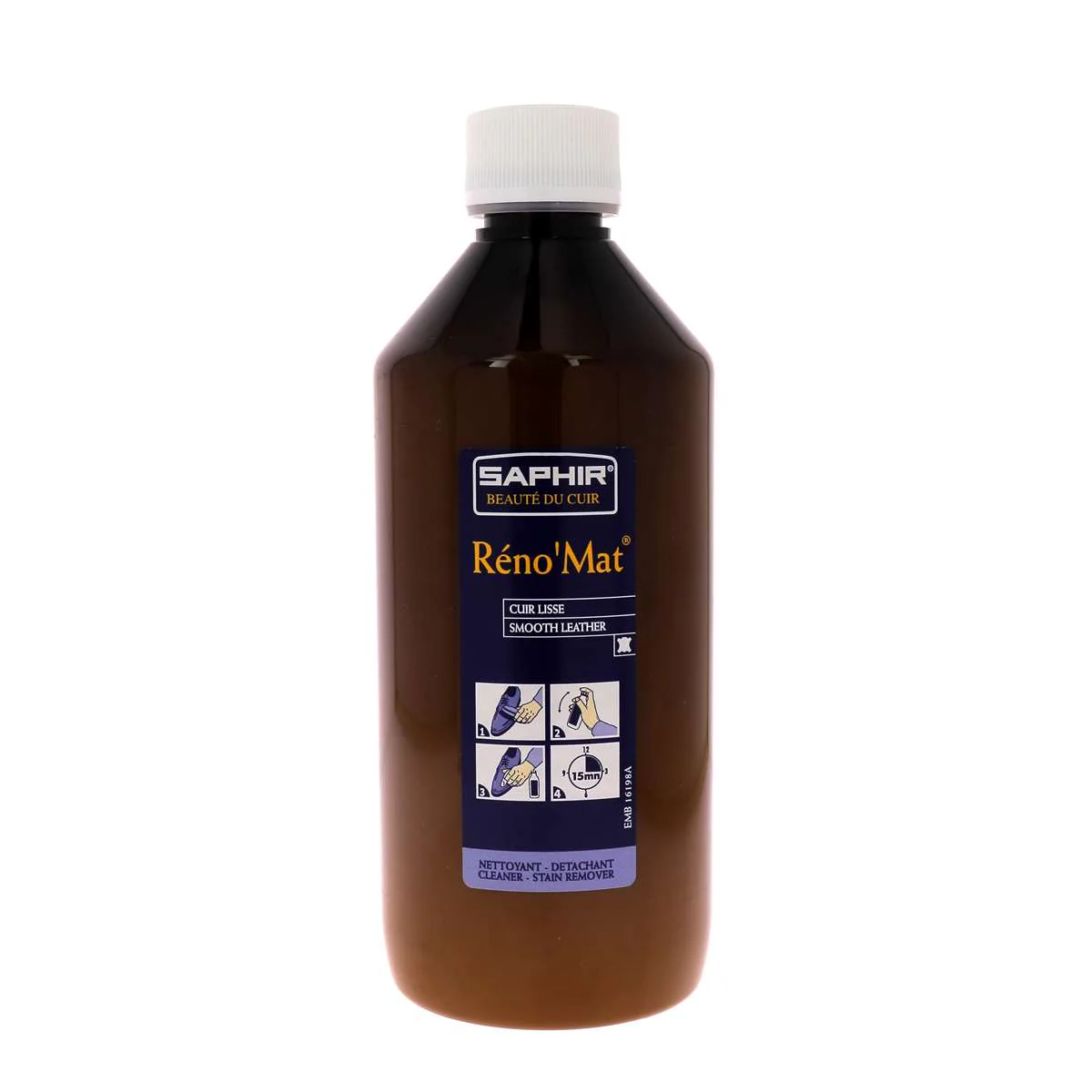 Nettoyant et détacheur pour cuir Réno'Mat - Saphir - Image 4