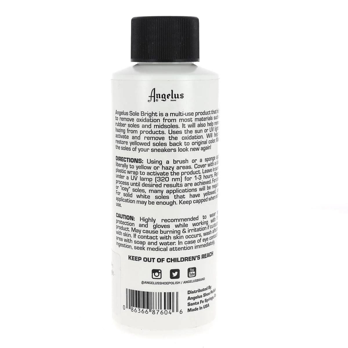 Nettoyant semelle chaussure jaunie - Angelus Sole Bright - 115ml - Image 3