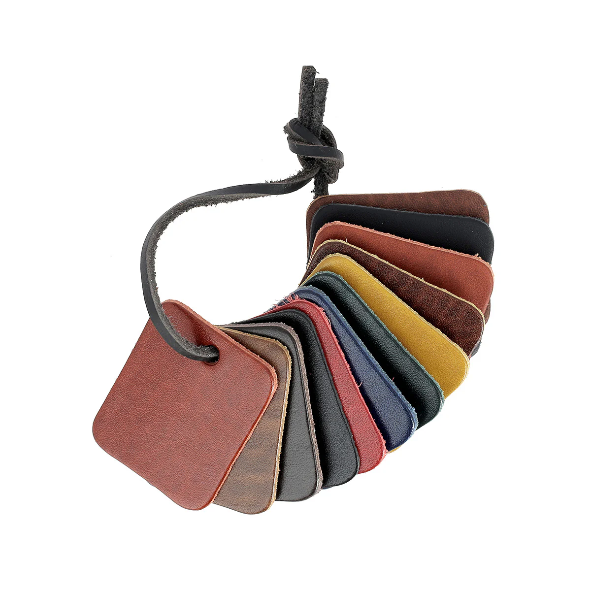 Nuancier cuir de collet tannage végétal SAUVAGE - 12 échantillons