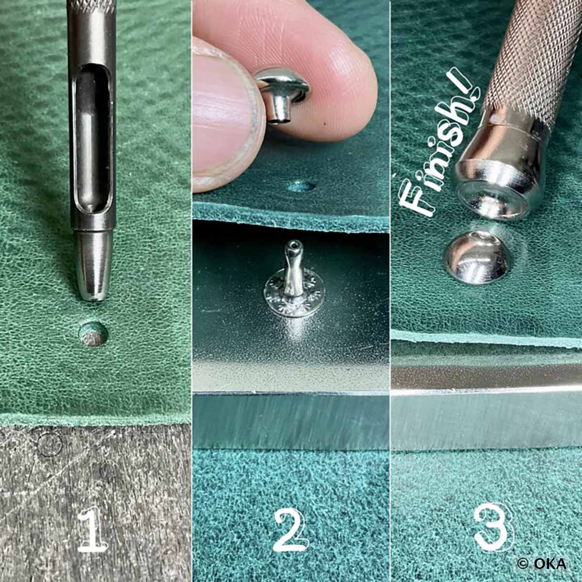 Outil de pose pour rivets bombés - Oka - Image 2