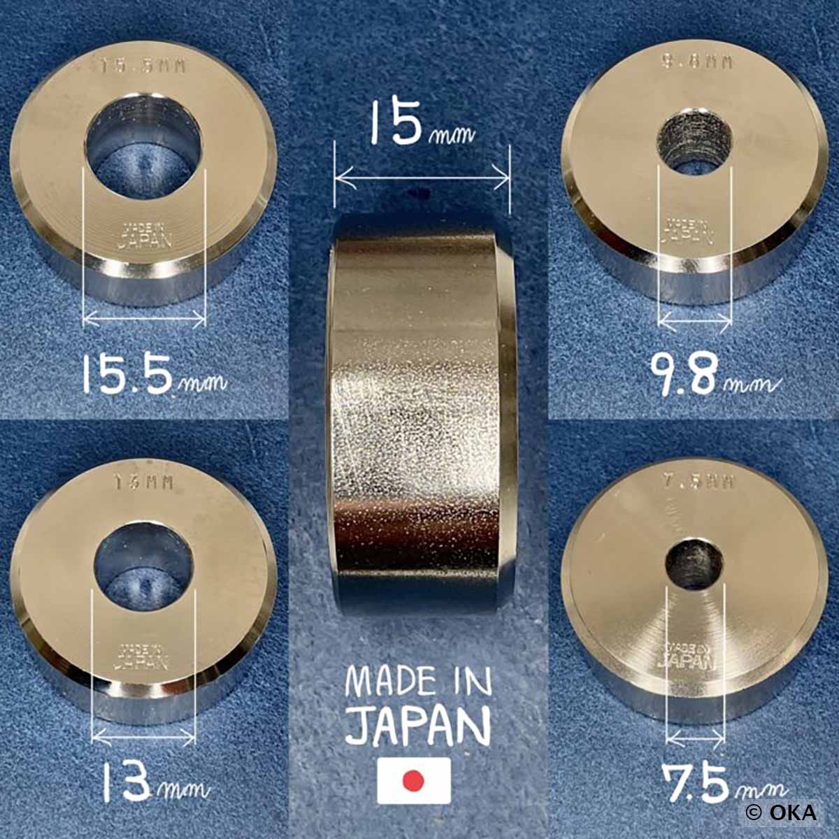 Enclume pour retirer les boutons pression et rivets - Oka - Image 4