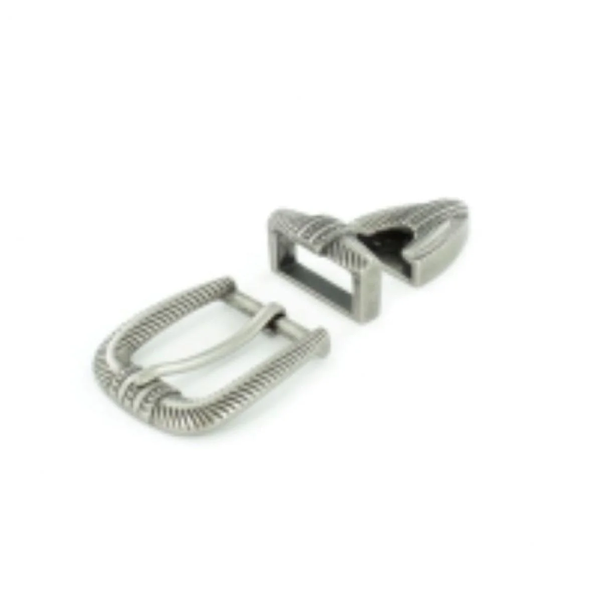 Passant de ceinture NEL - ARGENT VIEILLI - 25mm - Image 3