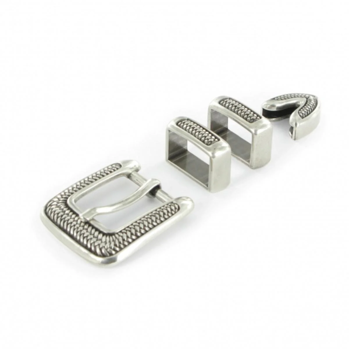 Passant de ceinture LUZ - ARGENT VIEILLI - 20mm - Image 3