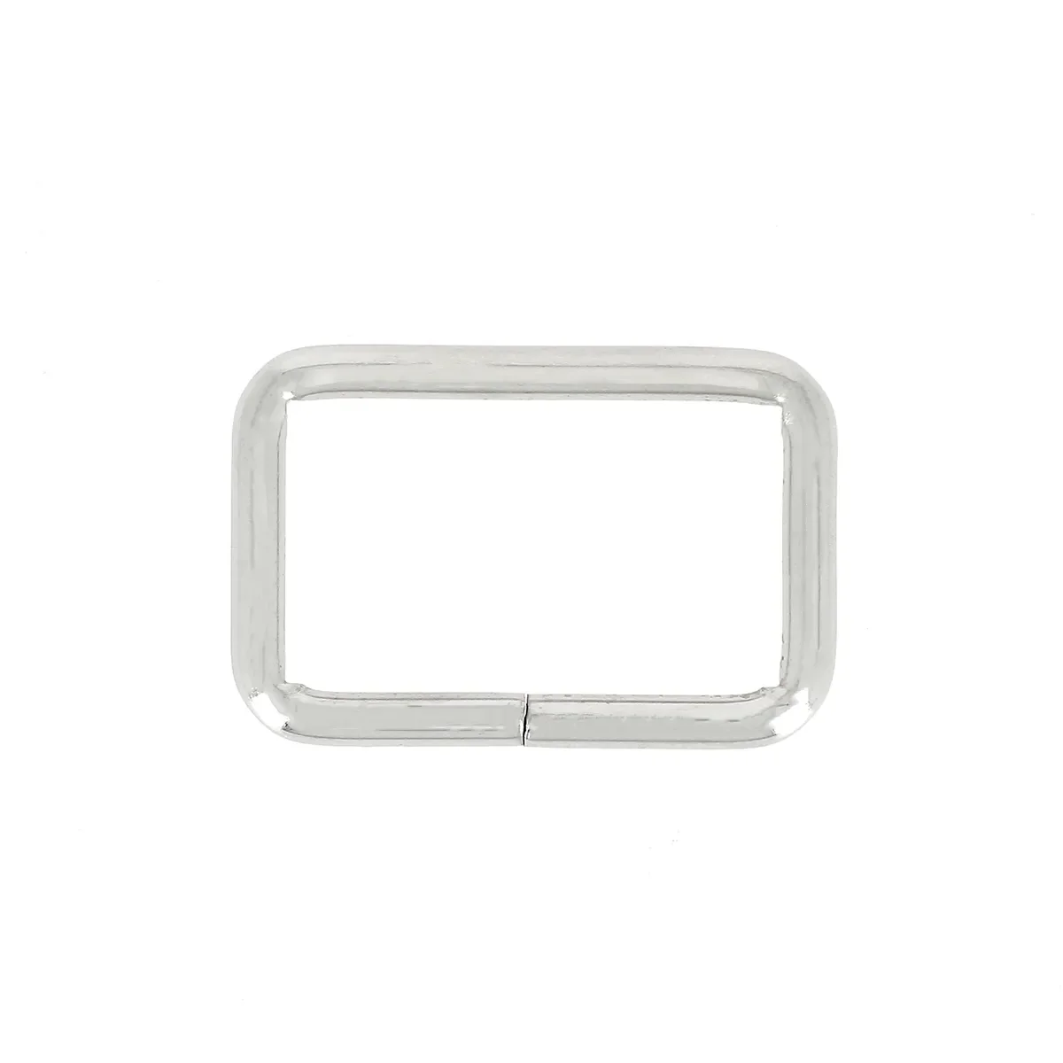 Passant rectangulaire - NICKELÉ - Fil épais - Image 4
