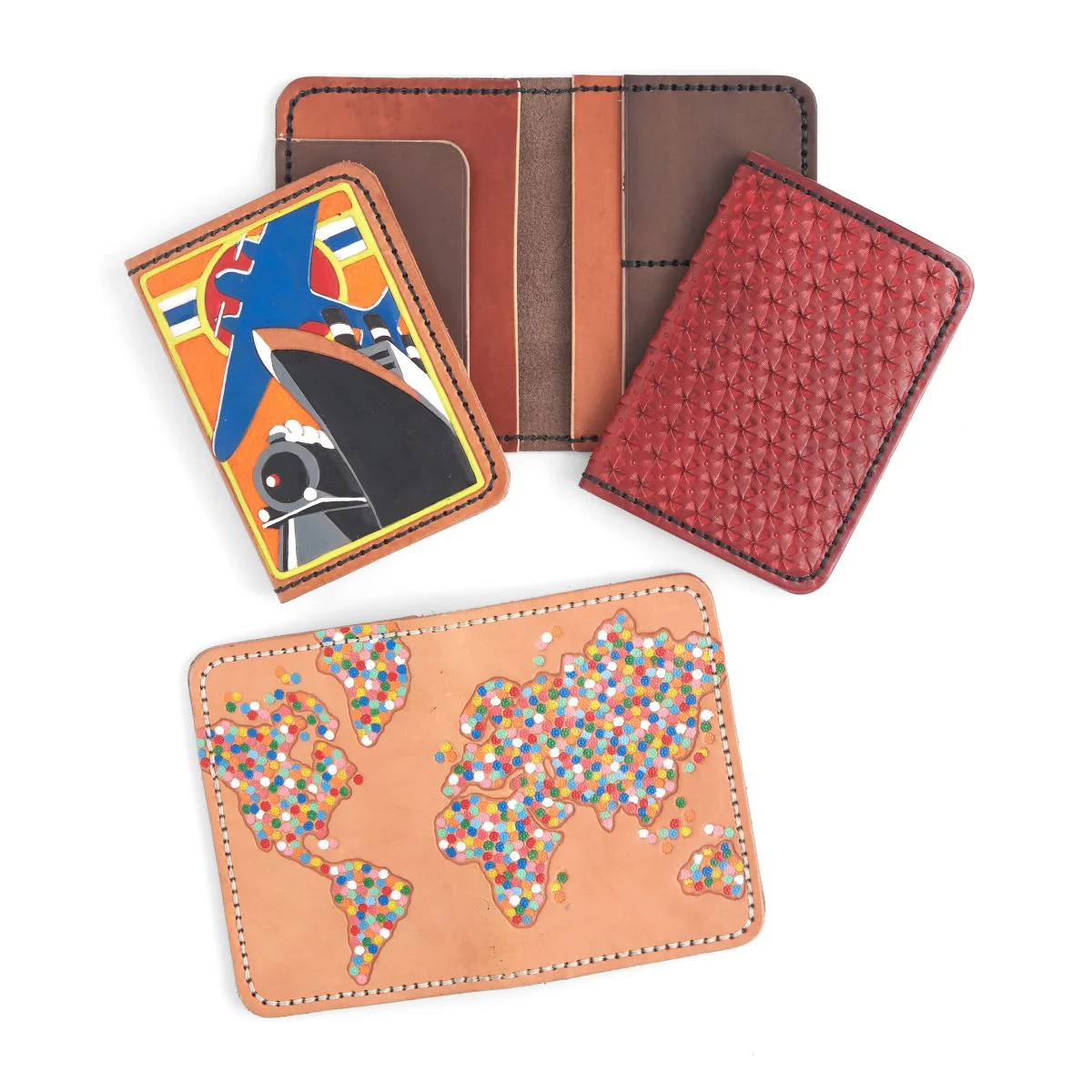 Kit pour étui de passeport en cuir - 4052 - Image 3